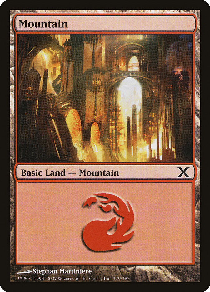 Mountain (379) [Tenth Edition] | Magic Magpie