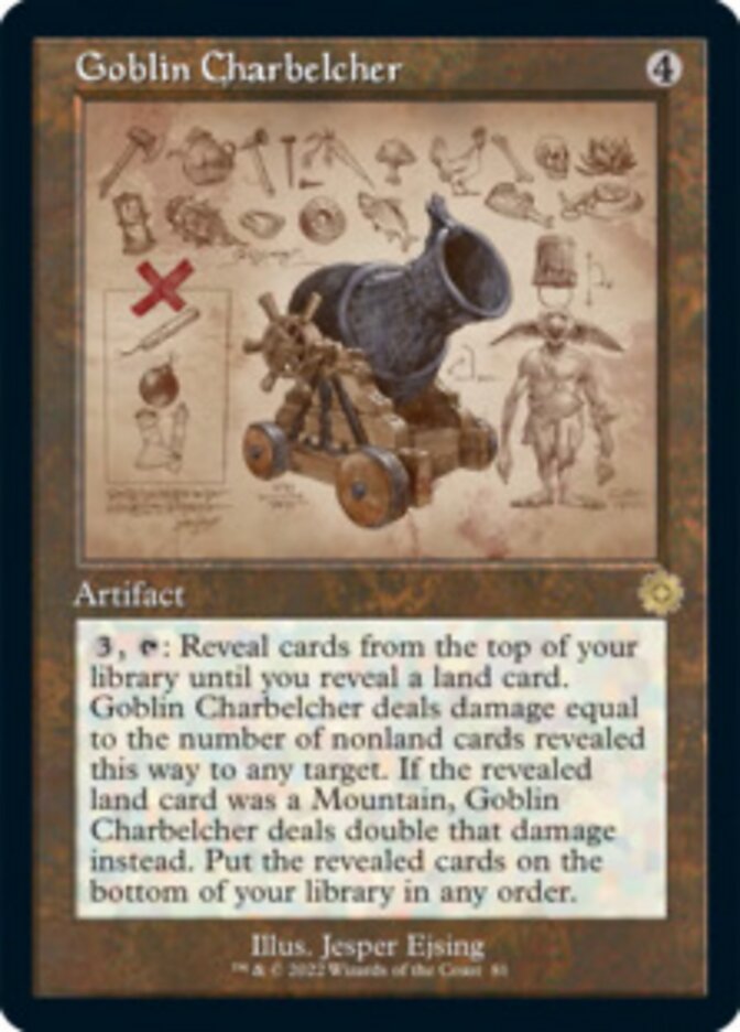 Goblin Charbelcher (Retro Schematic) [The Brothers' War Retro Artifacts] | Magic Magpie