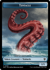 Tentacle // Koma's Coil Double-Sided Token [Murders at Karlov Manor Commander Tokens] | Magic Magpie