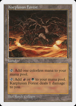 Karplusan Forest [Fifth Edition] | Magic Magpie