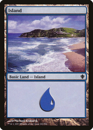 Island (343) [Commander 2013] | Magic Magpie