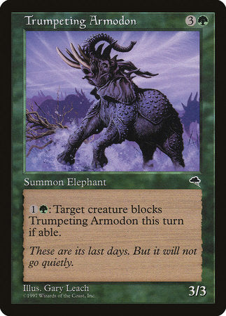 Trumpeting Armodon [Tempest] | Magic Magpie