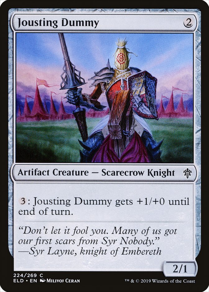 Jousting Dummy [Throne of Eldraine] | Magic Magpie