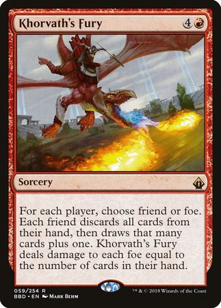 Khorvath's Fury [Battlebond] | Magic Magpie