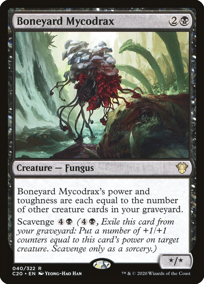 Boneyard Mycodrax [Commander 2020] | Magic Magpie