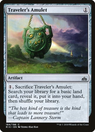 Traveler's Amulet [Rivals of Ixalan] | Magic Magpie