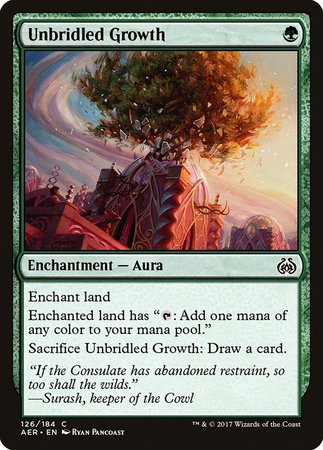 Unbridled Growth [Aether Revolt] | Magic Magpie