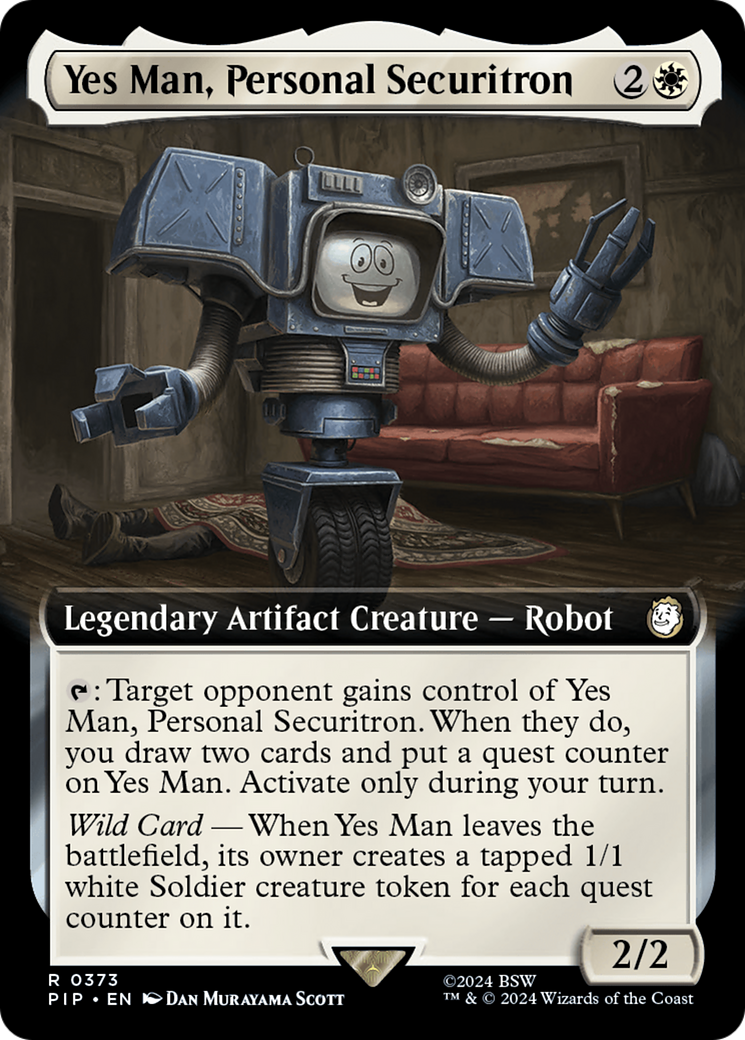 Yes Man, Personal Securitron (Extended Art) [Fallout] | Magic Magpie