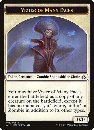 Vizier of Many Faces Token [Amonkhet Tokens] | Magic Magpie