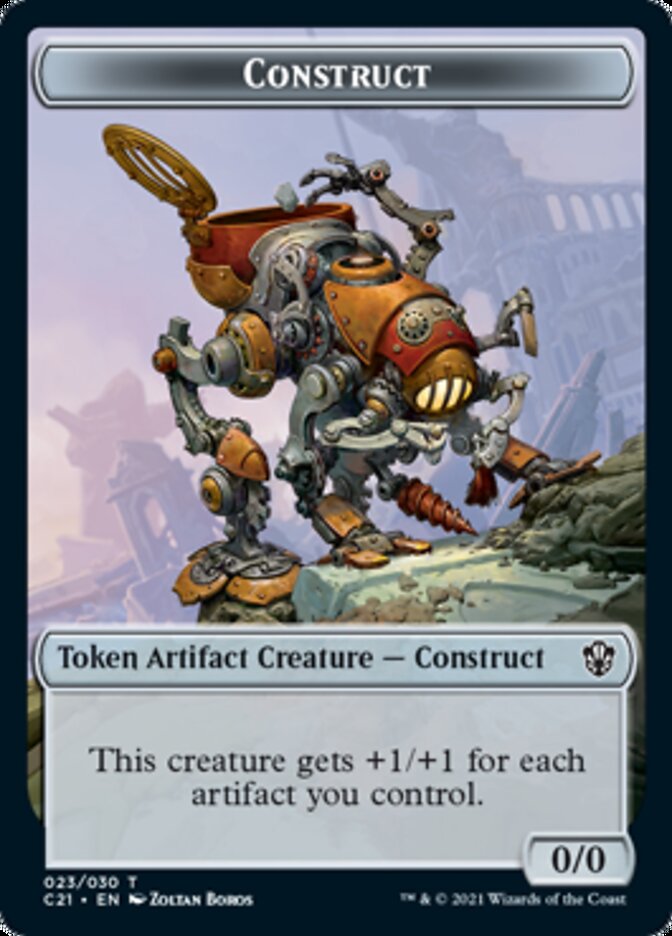 Copy // Construct Token (030) [Commander 2021 Tokens] | Magic Magpie