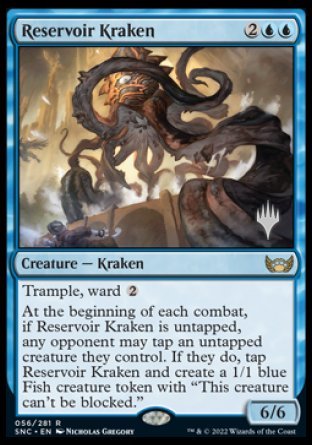 Reservoir Kraken (Promo Pack) [Streets of New Capenna Promos] | Magic Magpie