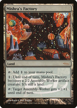 Mishra's Factory [Judge Gift Cards 2005] | Magic Magpie