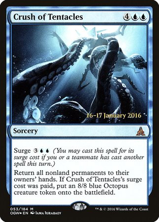 Crush of Tentacles [Oath of the Gatewatch Promos] | Magic Magpie