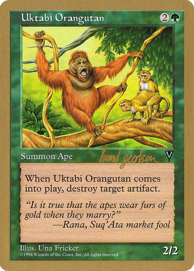 Uktabi Orangutan (Svend Geertsen) (SB) [World Championship Decks 1997] | Magic Magpie