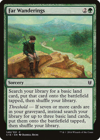 Far Wanderings [Commander 2016] | Magic Magpie