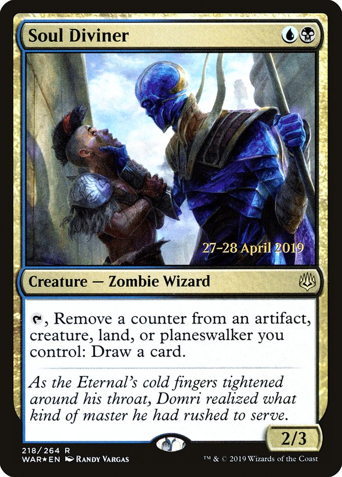 Soul Diviner  [War of the Spark Prerelease Promos] | Magic Magpie