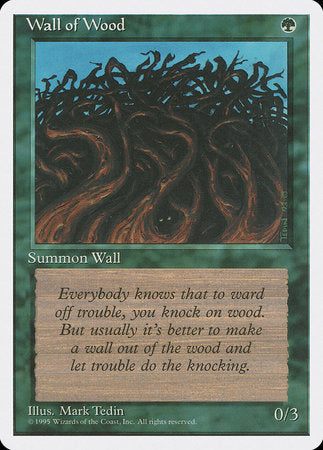 Wall of Wood [Fourth Edition] | Magic Magpie