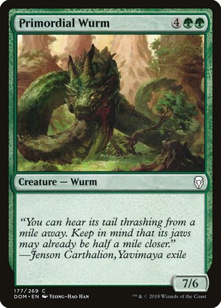 Primordial Wurm [Dominaria] | Magic Magpie