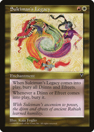 Suleiman's Legacy [Visions] | Magic Magpie