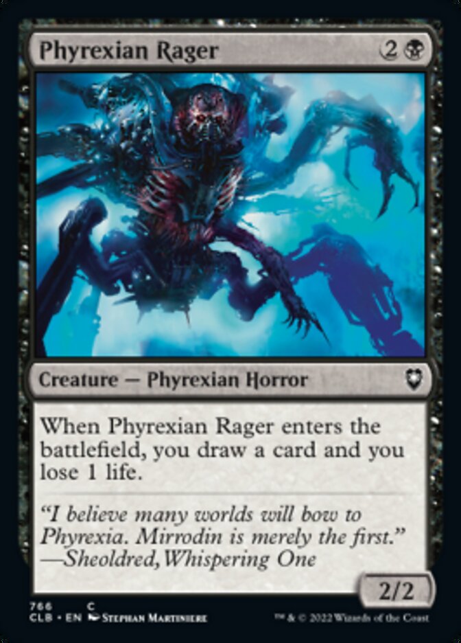 Phyrexian Rager [Commander Legends: Battle for Baldur's Gate] | Magic Magpie