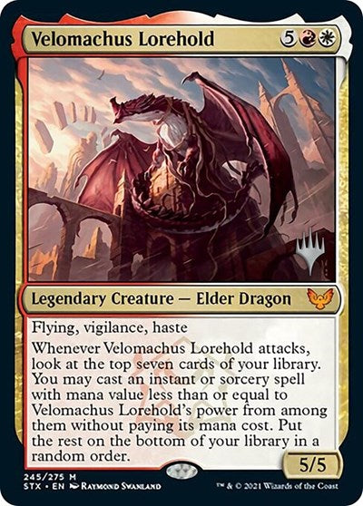 Velomachus Lorehold (Promo Pack) [Strixhaven: School of Mages Promos] | Magic Magpie