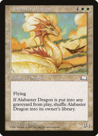 Alabaster Dragon [Weatherlight] | Magic Magpie