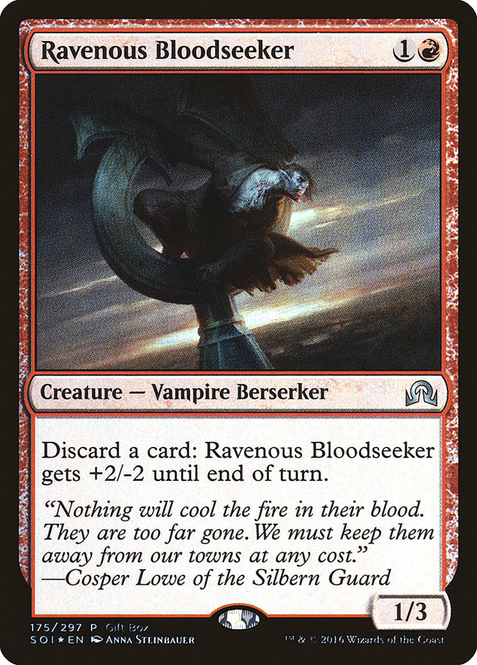 Ravenous Bloodseeker (Gift Box) [Shadows over Innistrad Promos] | Magic Magpie