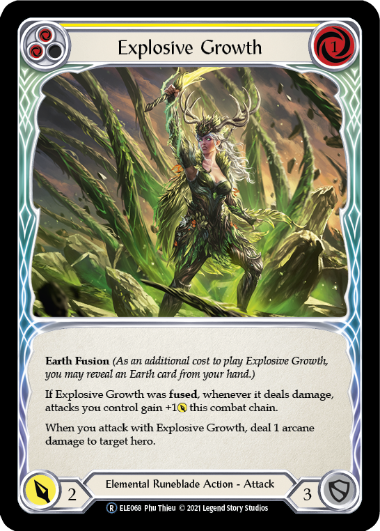 Explosive Growth (Yellow) [U-ELE068] Unlimited Normal | Magic Magpie