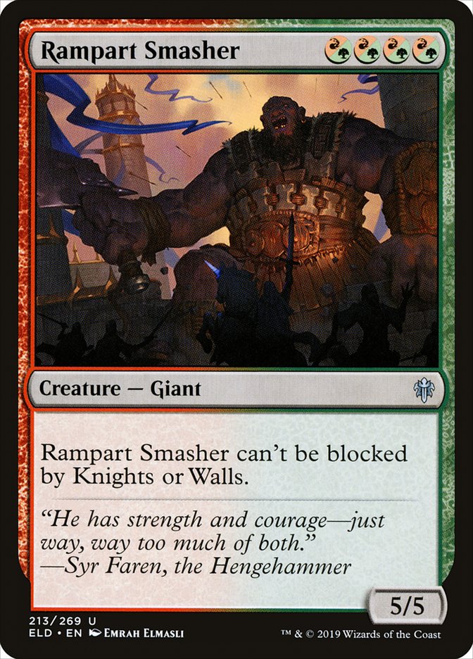 Rampart Smasher [Throne of Eldraine] | Magic Magpie