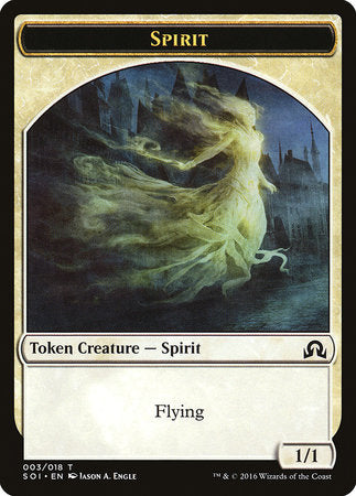 Spirit Token [Shadows over Innistrad Tokens] | Magic Magpie
