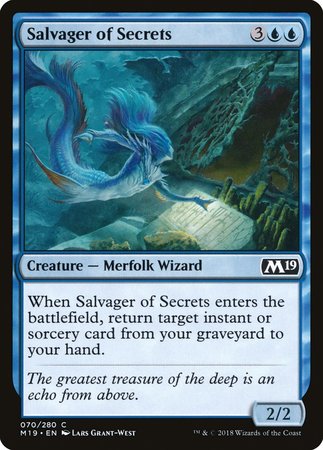 Salvager of Secrets [Core Set 2019] | Magic Magpie