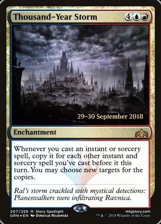 Thousand-Year Storm [Guilds of Ravnica Promos] | Magic Magpie