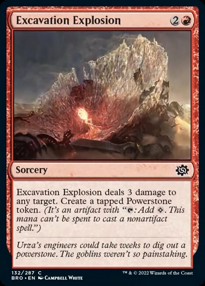 Excavation Explosion [The Brothers' War] | Magic Magpie