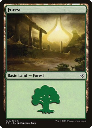 Forest (106) [Archenemy: Nicol Bolas] | Magic Magpie