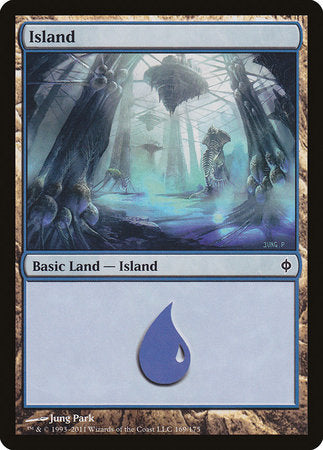 Island (169) [New Phyrexia] | Magic Magpie