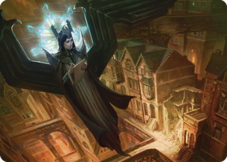 Angelic Sleuth Art Card [Streets of New Capenna Art Series] | Magic Magpie