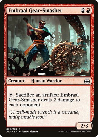 Embraal Gear-Smasher [Aether Revolt] | Magic Magpie