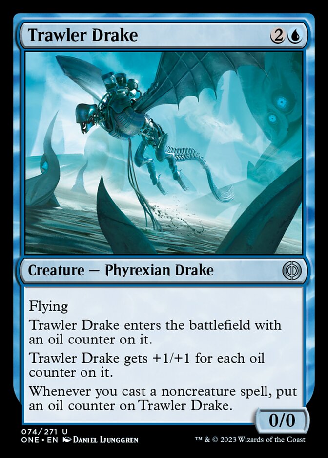 Trawler Drake [Phyrexia: All Will Be One] | Magic Magpie