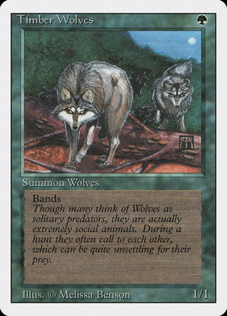 Timber Wolves [Revised Edition] | Magic Magpie