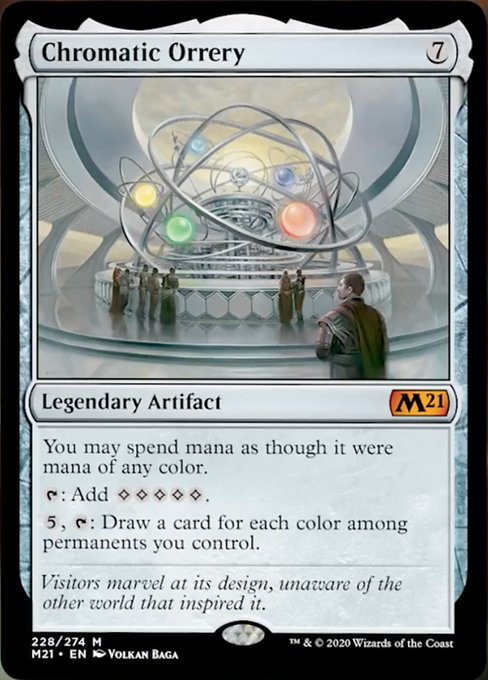 Chromatic Orrery [Core Set 2021] | Magic Magpie