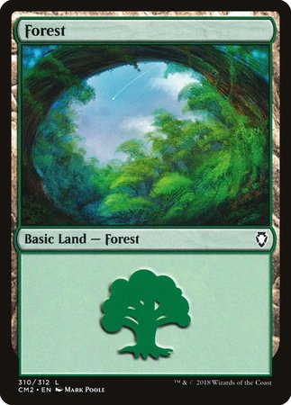 Forest (310) [Commander Anthology Volume II] | Magic Magpie