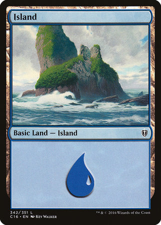 Island (342) [Commander 2016] | Magic Magpie