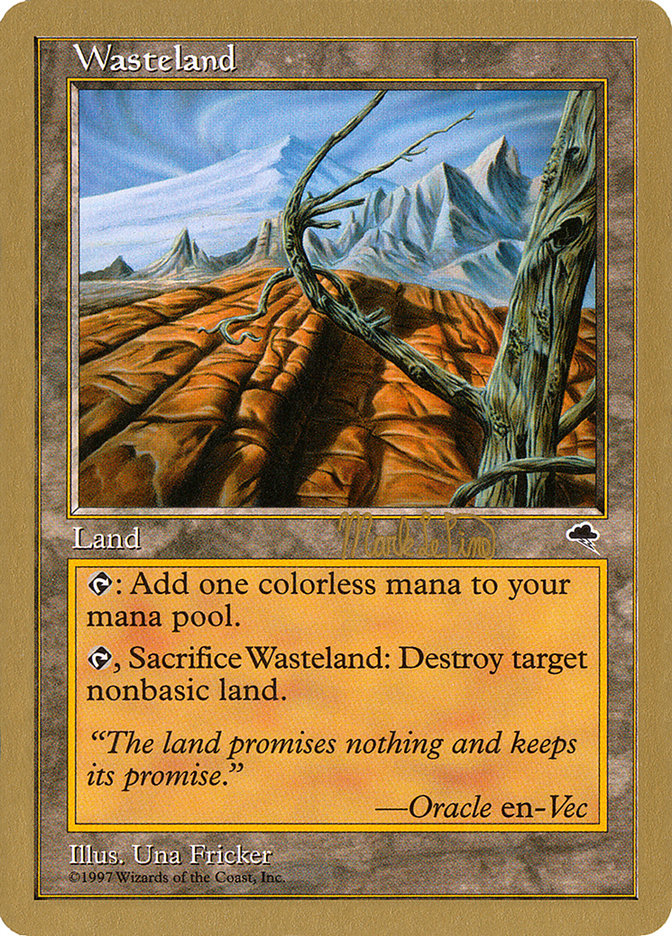 Wasteland (Mark Le Pine) [World Championship Decks 1999] | Magic Magpie