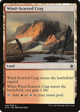 Wind-Scarred Crag [Khans of Tarkir] | Magic Magpie