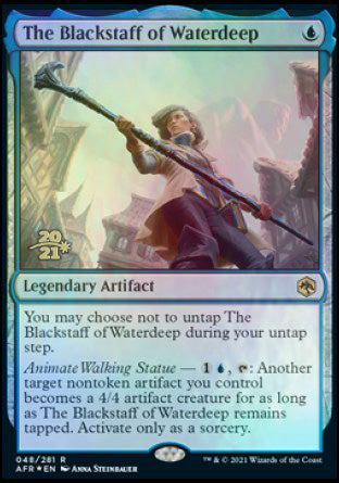 The Blackstaff of Waterdeep [Dungeons & Dragons: Adventures in the Forgotten Realms Prerelease Promos] | Magic Magpie