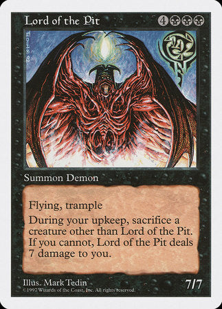 Lord of the Pit [Fifth Edition] | Magic Magpie