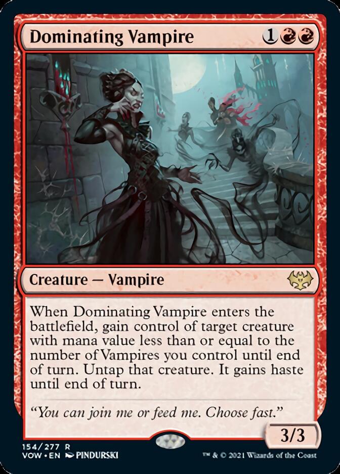 Dominating Vampire [Innistrad: Crimson Vow] | Magic Magpie