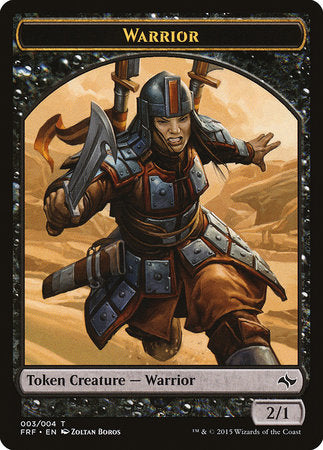 Warrior Token [Fate Reforged Tokens] | Magic Magpie