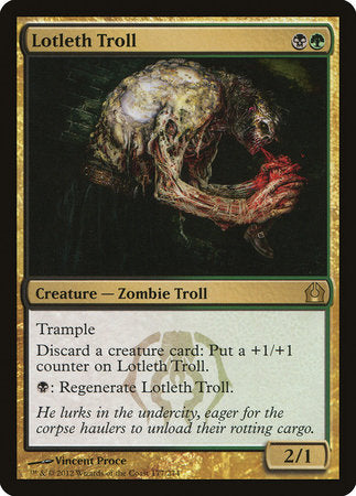 Lotleth Troll [Return to Ravnica] | Magic Magpie