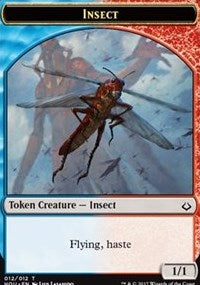 Insect // Warrior Double-sided Token [Hour of Devastation Tokens] | Magic Magpie